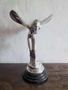 Large Mounted Aluminium Statuette  -Sold