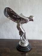 Large Mounted Aluminium Statuette  -Sold