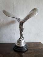 Large Mounted Aluminium Statuette  -Sold