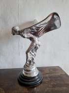 Large Mounted Aluminium Statuette  -Sold