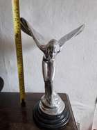 Large Mounted Aluminium Statuette  -Sold