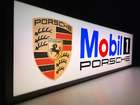 Porsche Mobil One Illuminated Wall Sign Replication-Sold