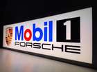 Porsche Mobil One Illuminated Wall Sign Replication-Sold