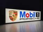 Porsche Mobil One Illuminated Wall Sign Replication-Sold