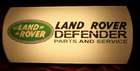 A Contemporary Land Rover-Themed Convex Illuminated Wall Sig-Sold