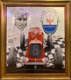 Tazio Nuvolari and Maserati 8CM composition by Phillip Dutto-Auction Lot