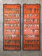 A rare pair of original Davenport Burgess automotive blank k-Sold