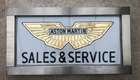 A rare sign-written Aston Martin 'Sales & Service' Dealershi-Sold