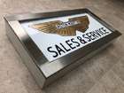 A rare sign-written Aston Martin 'Sales & Service' Dealershi-Sold