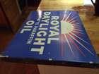 Pratts 'Royal Daylight Paraffin Oil' Enamelled Sign-Sold