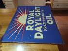 Pratts 'Royal Daylight Paraffin Oil' Enamelled Sign-Sold