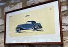 Four Framed and Glazed Carrozzeria Touring Design Studies  -Auction Lot