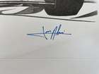 Limited Edition Signed Print Depicting Jean Alesi's Ferrari -Sold