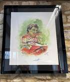 Jean Alesi Framed and Signed Collage Print by Craig Warwick-Auction Lot