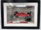 Nigel Mansell Ferrari Framed Signed Print-Sold