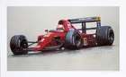 Signed Framed Print of Nigel Mansell in the Ferrari 614B -Sold