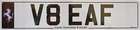 Registration Number V8 EAF -Auction Lot
