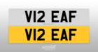 Registration Number V12 EAF-Auction Lot