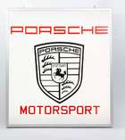 Porsche Motorsport Light Box Sign-Auction Lot
