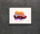 Ferrari 250 GTO Watercolour -Sold