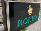 Rolex-Style Double Sided Illuminated Sign-Sold