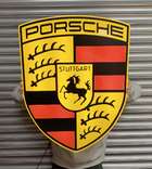 Illuminated Porsche-Homage Shield-Sold