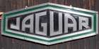Cold Cast Aluminium Jaguar D-Type Sign-Sold