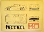 Ferarri F40 Hand Painted Acrylic on Canvas Graphic Illustrat-Sold