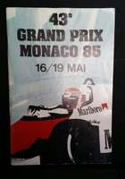 Multi-signed 1985 Monaco Grand Prix Programme-Sold