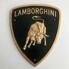 Lamborghini-Style Shield Wall Sign-Sold