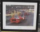 A Pair of Graham Turner Limited Edition Framed Ferrari Print-Sold