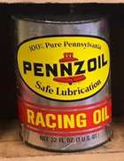 A Collection of New/Old Stock US-Quart Oil Cans -Sold