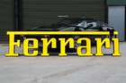 Ferrari Style Large 3 Metre Illuminated Dealership Sign -Auction Lot