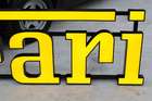 Ferrari Style Large 3 Metre Illuminated Dealership Sign -Auction Lot