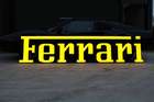 Ferrari Style Large 3 Metre Illuminated Dealership Sign -Auction Lot