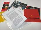 Assortment of Ferrari Dealership Brochures and Promotional L-Sold