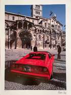 Lovely Selection of 16 Classic Genuine Ferrari Prints-Sold