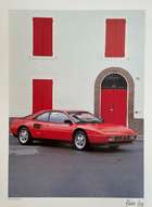 Lovely Selection of 16 Classic Genuine Ferrari Prints-Sold