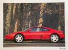 Lovely Selection of 16 Classic Genuine Ferrari Prints-Sold