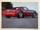 Lovely Selection of 16 Classic Genuine Ferrari Prints-Sold