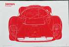 Six Assorted Racing Ferrari Prints-Sold