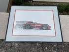 Six Assorted Racing Ferrari Prints-Sold