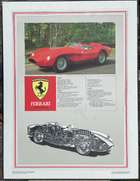 Six Assorted Racing Ferrari Prints-Sold