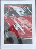 A Mix of 7 Ferrari Road Car Prints-Sold