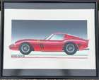 A Mix of 7 Ferrari Road Car Prints-Sold