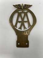 A Fine Pair of Automobile Association Brass Badges-Sold