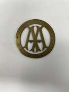 A Fine Pair of Automobile Association Brass Badges-Sold