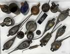 Collection of Oil Cans, Dispensers and Funnels-Sold