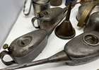 Collection of Oil Cans, Dispensers and Funnels-Sold