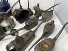 Collection of Oil Cans, Dispensers and Funnels-Sold